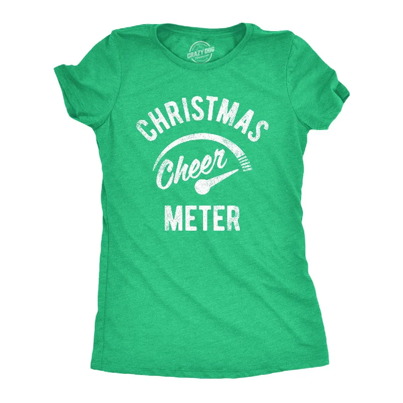 Christmas Cheer Meter Women's T Shirt