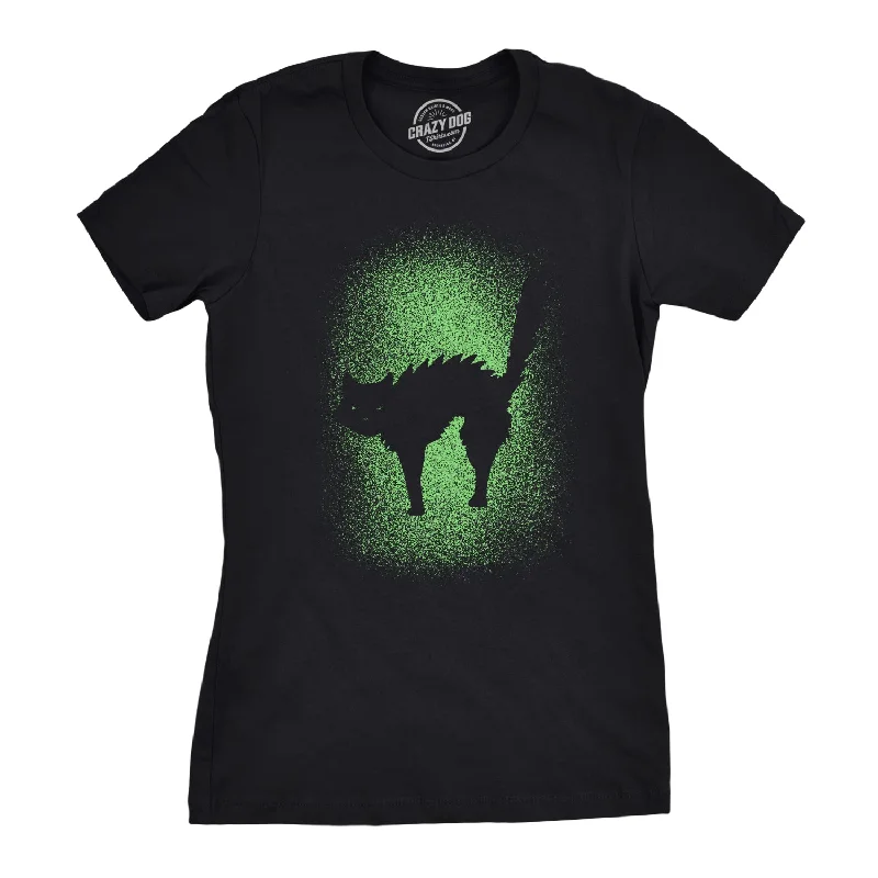 Glowing Cat Women's T Shirt