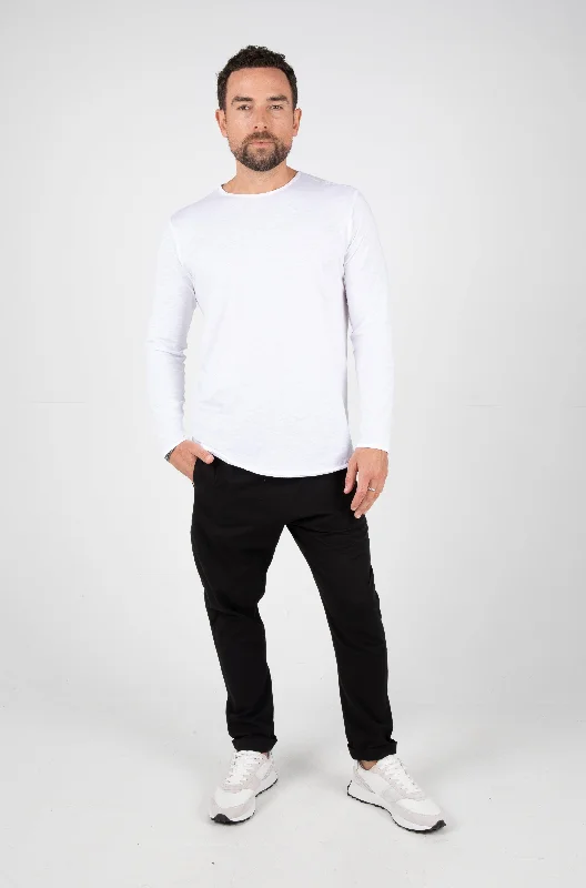 ORTEGA SLUB L/S - WHITE