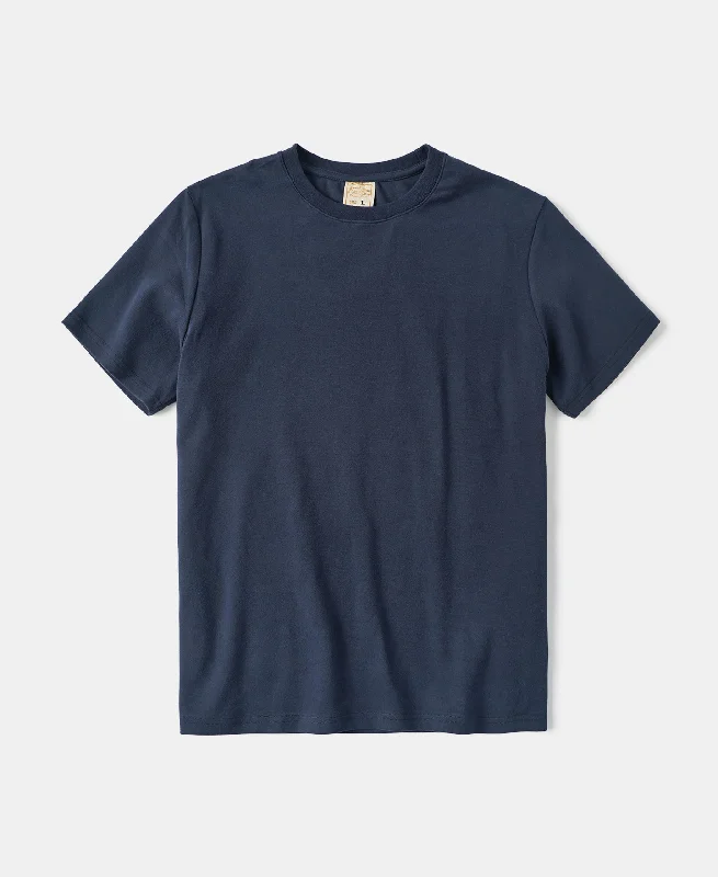 Slim Fit Crew Neck T-Shirt - Navy