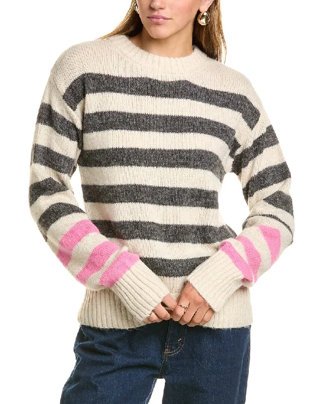 French Connection Jessika Hadlee Jacquard Wool-Blend Sweater