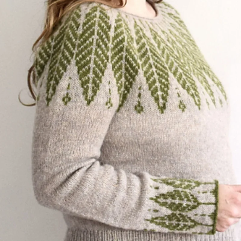 Greenleaf by Jennifer Steingass in Le Petit Lambswool