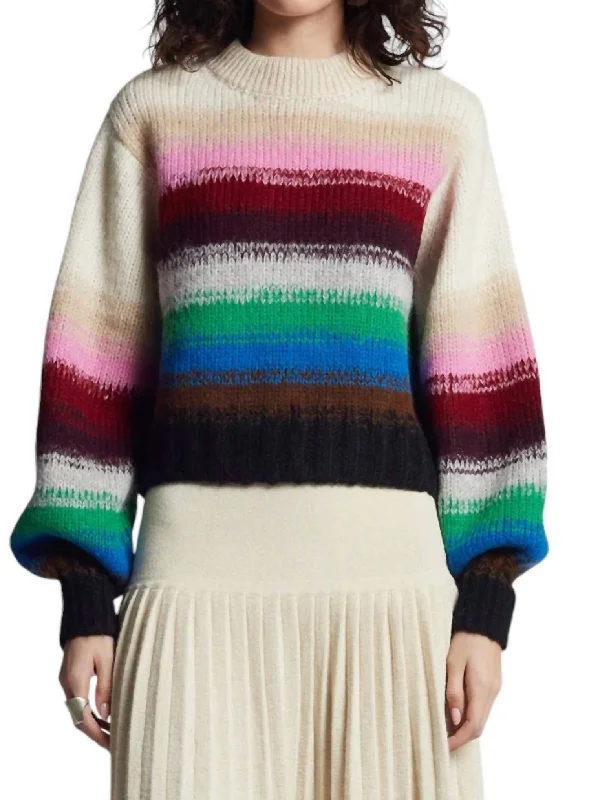 Haley Sweater In Multi Color