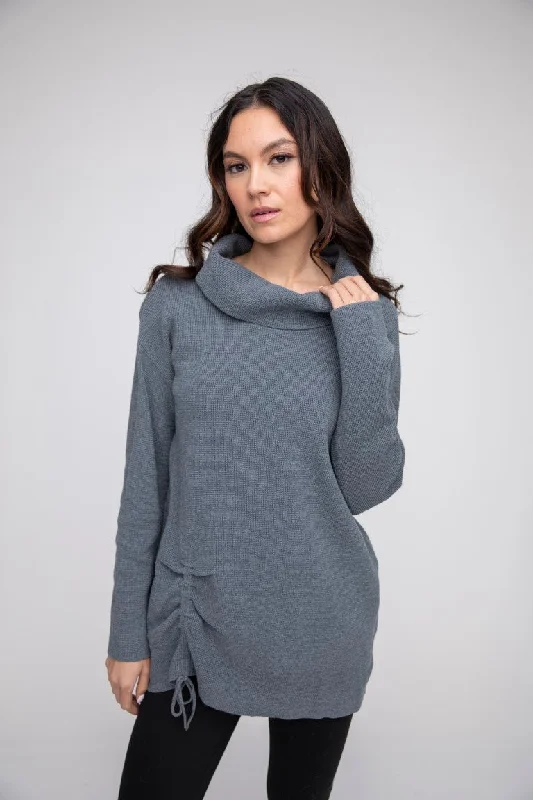 Thermal Cinch Cowl Sweater