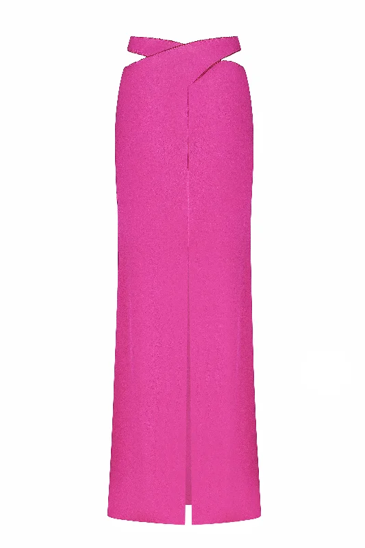 KERIA SKIRT-MAGENTA