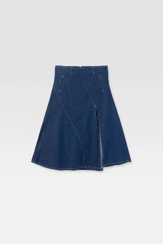 OAHU SKIRT-BLUE