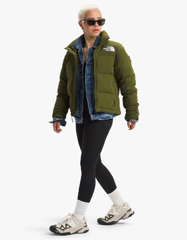 Womens 92 Ripstop Nuptse Jacket - Forest Olive