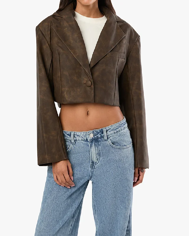 Patina Cropped Blazer