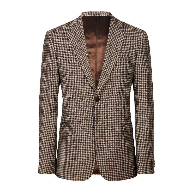 TOMBOLINI x HENRY SARTORIAL Check Blazer OLIVE/BEIGE REG