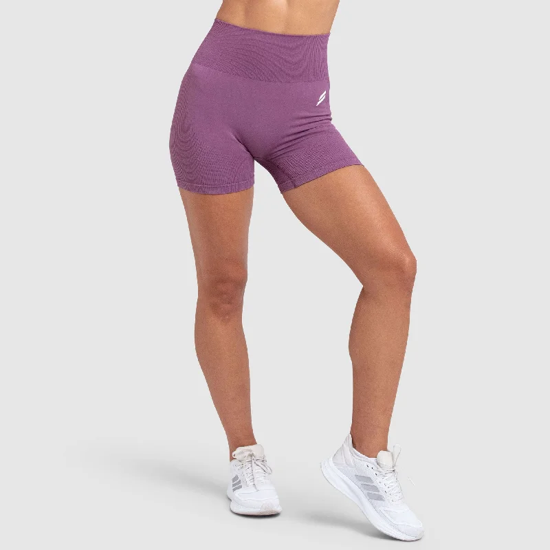 Impact Solid Shorts - Mauve Purple